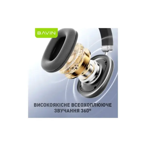 Навушники BAVIN BH-55 Hi-Res Black (HB-BH-55 BK)