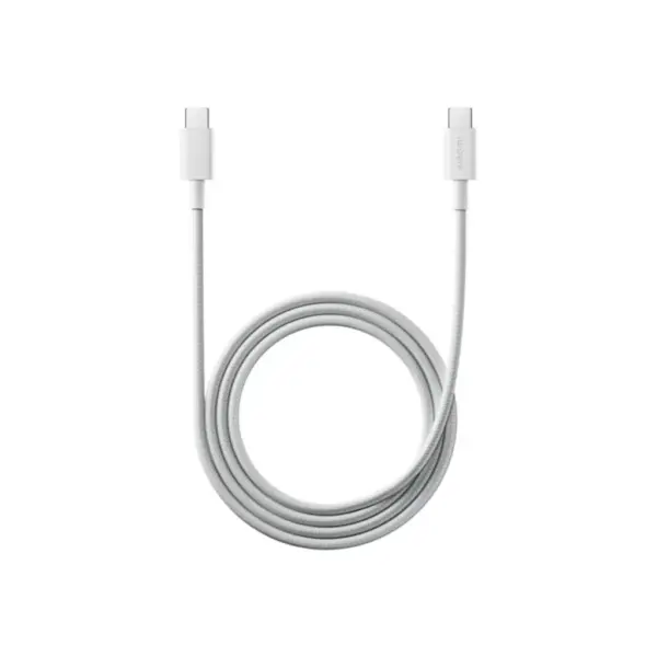 Дата кабель USB-C to USB-C 1.0m 6A braided white Xiaomi (1169403)
