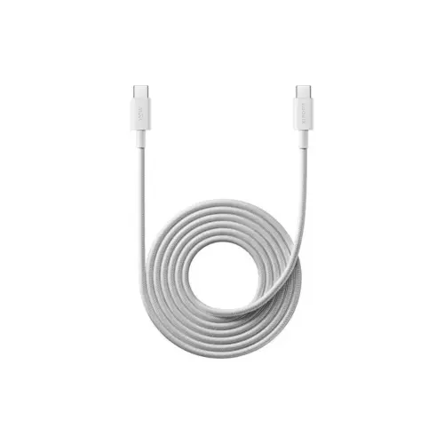 Дата кабель USB-C to USB-C 2.0m 6A braided white Xiaomi (1169400)