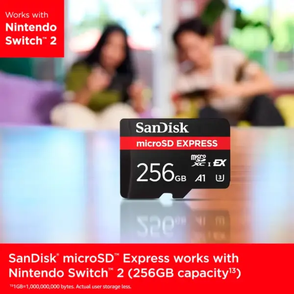Карта пам'яті SanDisk 256GB microSDXC class 10 UHS-I U3 A1 Express (SDSQXFN-256G-GN4NN)