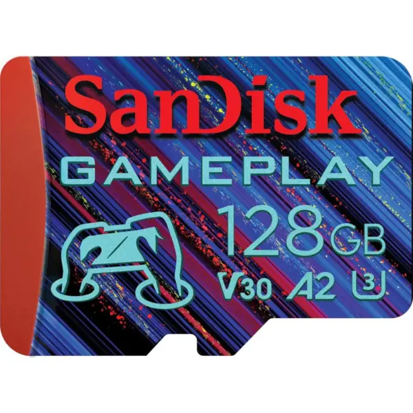 Карта пам'яті SanDisk 128GB microSD class 10 UHS-I U3 V30 A2 GamePlay (SDSQXAA-128G-GN6XN) Карта пам'яті SanDisk 128GB microSD class 10 UHS-I U3 V30 A2 GamePlay (SDSQXAA-128G-GN6XN)