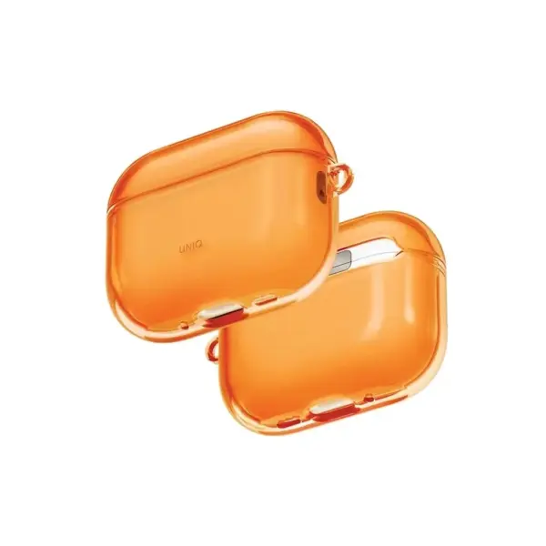 Чохол для навушників Uniq Glase для AirPods Pro 3 Orange (8886463697177) Чохол для навушників Uniq Glase для AirPods Pro 3 Orange (8886463697177)