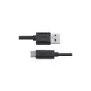 Дата кабель USB 2.0 AM to USB-C 3.0m 18W PVC black Choetech (AC0004-BK)