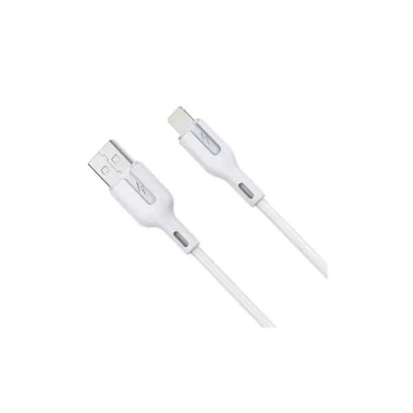 Дата кабель USB 2.0 AM to Lightning 1.0m 2.4A white Choetech (XAL-0003-WH-V2)