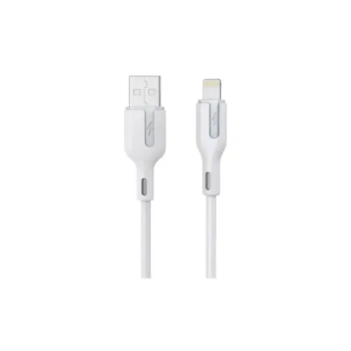 Дата кабель USB 2.0 AM to Lightning 1.0m 2.4A white Choetech (XAL-0003-WH-V2)