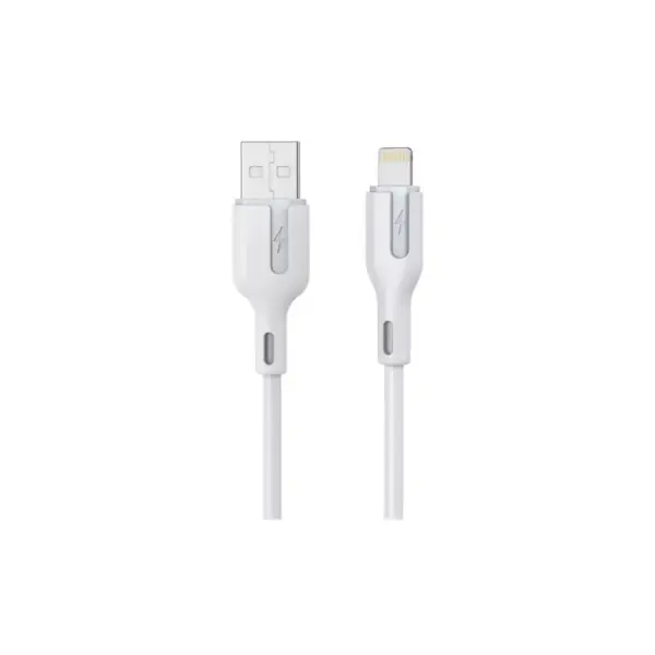 Дата кабель USB 2.0 AM to Lightning 1.0m 2.4A white Choetech (XAL-0003-WH-V2)
