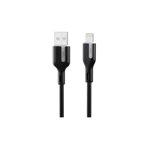 Дата кабель USB 2.0 AM to Lightning 1.0m 2.4A black Choetech (XAL-0003-BK-V2)