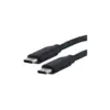 Дата кабель USB-C to USB-C 1.0m 60W black Kingda (KD-UCUC3002-1m)