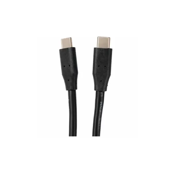 Дата кабель USB-C to USB-C 1.0m 60W black Kingda (KD-UCUC3002-1m)