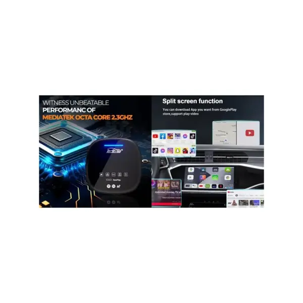 FM модулятор HiSmart CarPlay Android AI, 4G LTE, 8 ГБ + 128 ГБ (BS330409) FM модулятор HiSmart CarPlay Android AI, 4G LTE, 8 ГБ + 128 ГБ (BS330409)