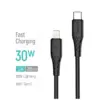 Дата кабель USB-C to Lightning 2.0m PD30W textured PVC black ColorWay (CW-CBPDCL095-BK) Дата кабель USB-C to Lightning 2.0m PD30W textured PVC black ColorWay (CW-CBPDCL095-BK)
