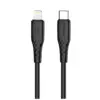Дата кабель USB-C to Lightning 2.0m PD30W textured PVC black ColorWay (CW-CBPDCL095-BK) Дата кабель USB-C to Lightning 2.0m PD30W textured PVC black ColorWay (CW-CBPDCL095-BK)