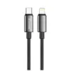 Дата кабель USB-C to Lightning 1.0m PD30W zinc alloy braided black ColorWay (CW-CBPDCL098-BK)