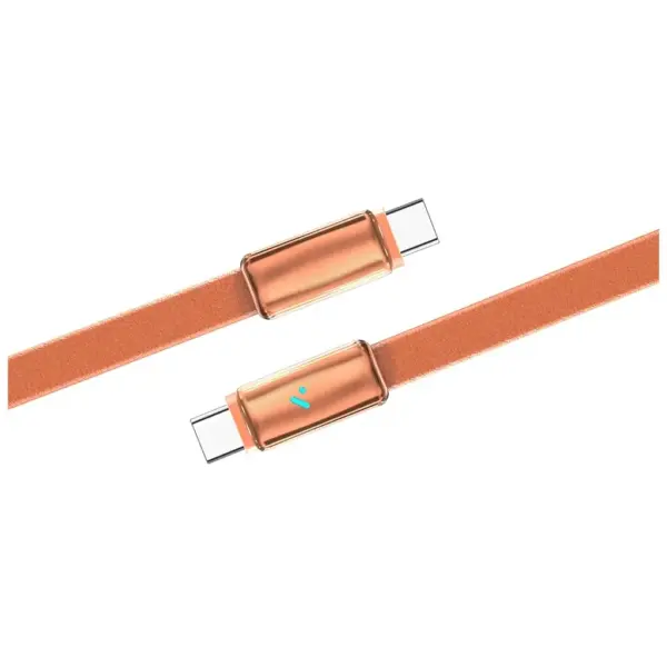 Дата кабель USB-C to USB-C 1.0m 5A 100W ultra-thin orange ColorWay (CW-CBPDCC100-OR) Дата кабель USB-C to USB-C 1.0m 5A 100W ultra-thin orange ColorWay (CW-CBPDCC100-OR)