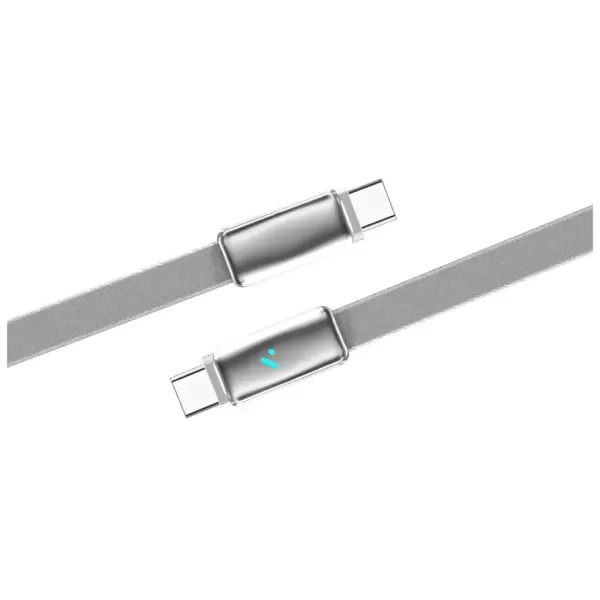 Дата кабель USB-C to USB-C 1.0m 5A 100W ultra-thin gray ColorWay (CW-CBPDCC100-GR) Дата кабель USB-C to USB-C 1.0m 5A 100W ultra-thin gray ColorWay (CW-CBPDCC100-GR)