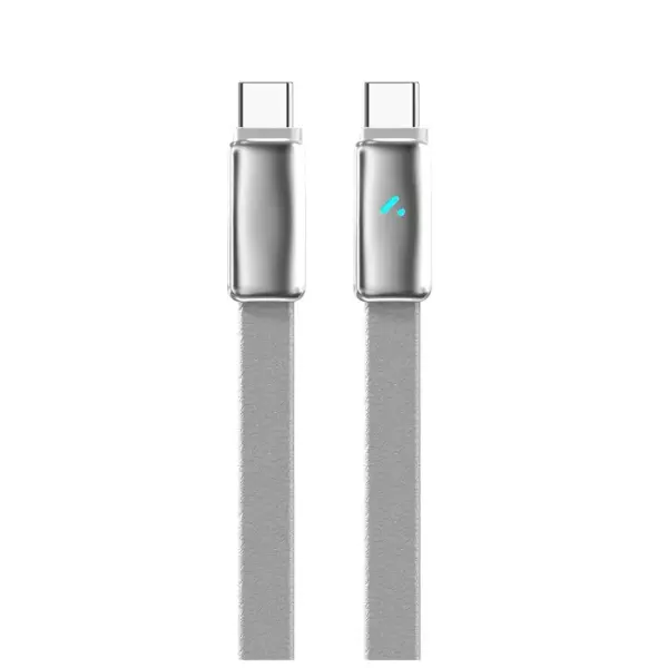 Дата кабель USB-C to USB-C 1.0m 5A 100W ultra-thin gray ColorWay (CW-CBPDCC100-GR) Дата кабель USB-C to USB-C 1.0m 5A 100W ultra-thin gray ColorWay (CW-CBPDCC100-GR)