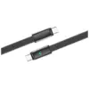 Дата кабель USB-C to USB-C 1.0m 5A 100W ultra-thin black ColorWay (CW-CBPDCC100-BK) Дата кабель USB-C to USB-C 1.0m 5A 100W ultra-thin black ColorWay (CW-CBPDCC100-BK)