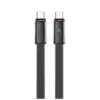 Дата кабель USB-C to USB-C 1.0m 5A 100W ultra-thin black ColorWay (CW-CBPDCC100-BK) Дата кабель USB-C to USB-C 1.0m 5A 100W ultra-thin black ColorWay (CW-CBPDCC100-BK)