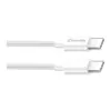 Дата кабель USB-C to USB-C 2.0m 5A 100W zinc alloy braided white ColorWay (CW-CBPDCC099-WT) Дата кабель USB-C to USB-C 2.0m 5A 100W zinc alloy braided white ColorWay (CW-CBPDCC099-WT)