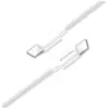 Дата кабель USB-C to USB-C 2.0m 5A 100W zinc alloy braided white ColorWay (CW-CBPDCC099-WT) Дата кабель USB-C to USB-C 2.0m 5A 100W zinc alloy braided white ColorWay (CW-CBPDCC099-WT)