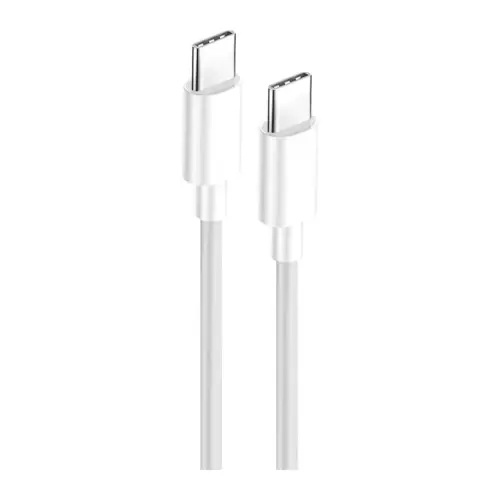 Дата кабель USB-C to USB-C 2.0m 5A 100W zinc alloy braided white ColorWay (CW-CBPDCC099-WT) Дата кабель USB-C to USB-C 2.0m 5A 100W zinc alloy braided white ColorWay (CW-CBPDCC099-WT)