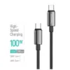 Дата кабель USB-C to USB-C 2.0m 5A 100W zinc alloy braided black ColorWay (CW-CBPDCC099-BK) Дата кабель USB-C to USB-C 2.0m 5A 100W zinc alloy braided black ColorWay (CW-CBPDCC099-BK)