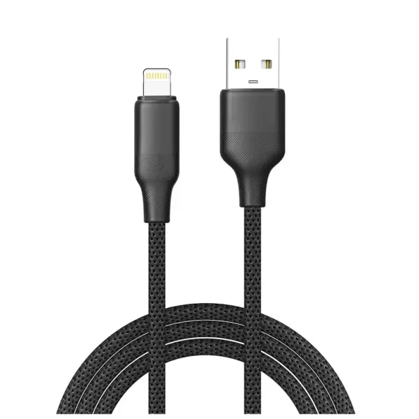 Дата кабель USB 2.0 AM to Lightning 1.0m 3A TPE embossed black ColorWay (CW-CBUL101-BK) Дата кабель USB 2.0 AM to Lightning 1.0m 3A TPE embossed black ColorWay (CW-CBUL101-BK)