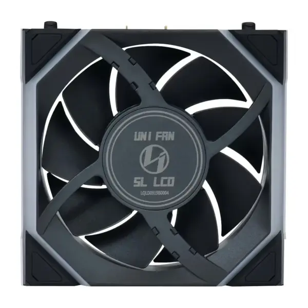 Кулер до корпусу Lian Li UNI Fan SL WIRELESS LCD 120-1, Black (G99.12SLLCD1W1B.00)