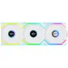 Кулер до корпусу Lian Li UNI Fan SL WIRELESS LCD 120-3, White (G99.12SLLCD1W3W.00)
