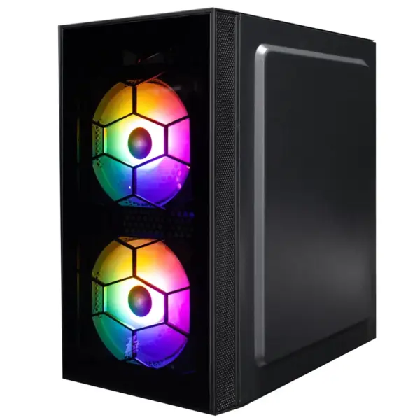 Корпус для ПК 1stPlayer X1-BK-3F1-PS-600FK-EU