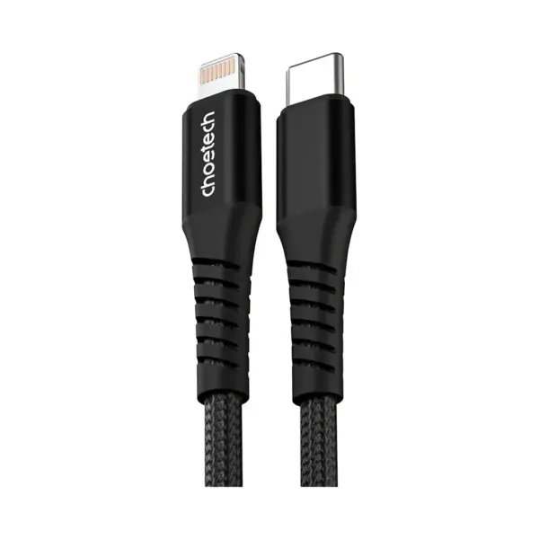 Дата кабель USB-C to Lightning 1.0m PD27W black Choetech (XCL-1030-BK)