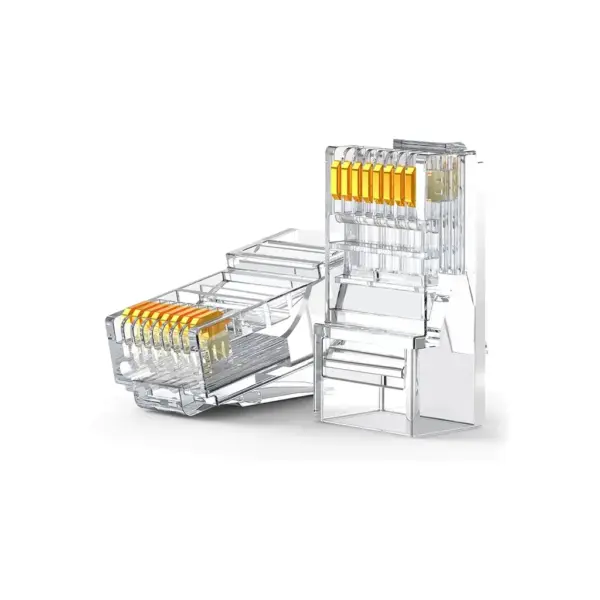 Конектор RJ45 cat.6 UTP, NW120, 100 шт упаковка, Transparent Ugreen (60558)