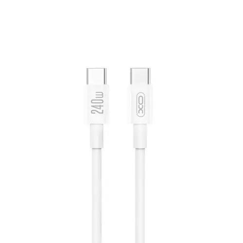 Дата кабель USB-C to USB-C 1.0m 240w White XO (NB-Q298-CC.white)
