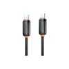 Дата кабель USB-C to USB-C 1.0m 60w black XO (NB-Q302B-CC.black)