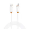 Дата кабель USB-C to USB-C 1.0m 60w white XO (NB-Q302B-CC.white)