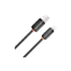 Дата кабель USB 2.0 AM to Lightning 1.0m 3A black XO (NB302-AI.black)