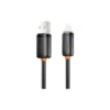 Дата кабель USB 2.0 AM to Lightning 1.0m 3A black XO (NB302-AI.black)