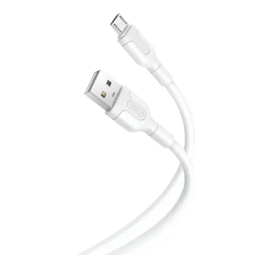 Дата кабель USB 2.0 AM to Micro 5P 1.0, 2A white XO (NB212-AM.white)