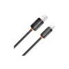 Дата кабель USB 2.0 AM to USB-C 1.0m 3A black XO (NB302-AC.black)