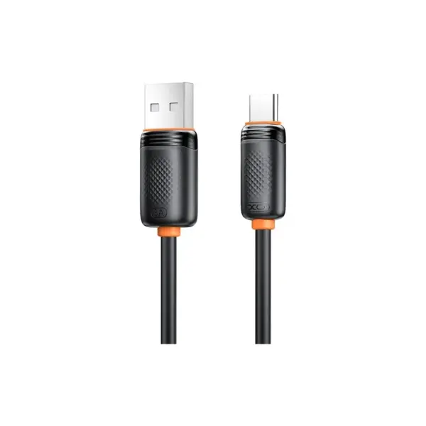 Дата кабель USB 2.0 AM to USB-C 1.0m 3A black XO (NB302-AC.black)