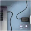 Дата кабель USB-C to USB-C 1.0m v3.2 Gen 1 PD 60W 3A black AXAGON (BUCM3-CM10AB)