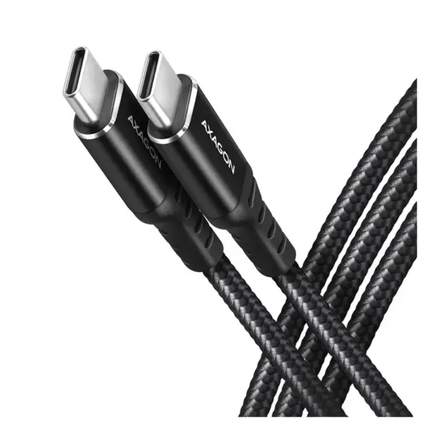 Дата кабель USB-C to USB-C 3.0m v3.2 Gen 1 PD 60W 3A black AXAGON (BUCM3-CM30AB)
