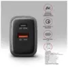 Зарядний пристрій AXAGON 1xUSB-C PD67W + 1xUSB QC4+ PPS gray (ACU-PQ67)