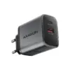 Зарядний пристрій AXAGON 1xUSB-C PD67W + 1xUSB QC4+ PPS gray (ACU-PQ67)