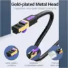 Патч-корд 1.5m S/FTP cat 7 RJ-45 black Vention (ICDBG)