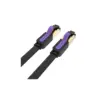 Патч-корд 15m UTP cat 7 RJ-45 flat black Vention (ICABN)