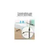 Патч-корд 0.5m UTP cat 6A RJ-45 slim black Vention (IBIBD)
