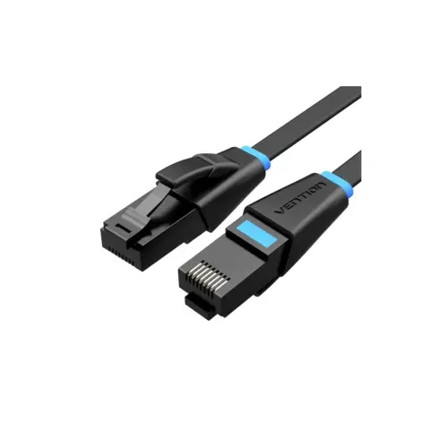 Патч-корд 3m UTP cat 6 RJ-45 flat black Vention (IBJBI)
