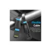 Патч-корд 10m UTP cat 6 RJ-45 flat black Vention (IBJBL)
