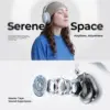 Навушники Havit H670BT Space S1 ANC Silver (6939119093488)